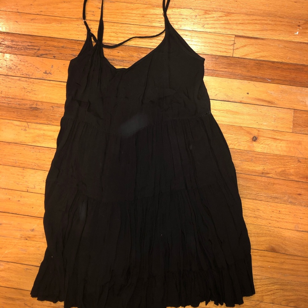 Brandy Melville Black Flowy Dress
